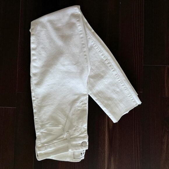 Frank & Eileen Sligo White Skinny Jeans Italian Performance Raw Women's size 26 - Picture 7 of 12